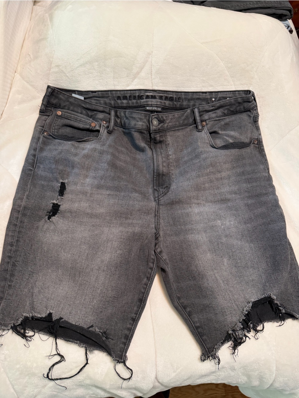 next Distressed Boyfriend Jeans in Washed Black